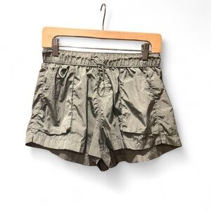 No Boundaries Olive Utility Drawstring Women’s Shorts